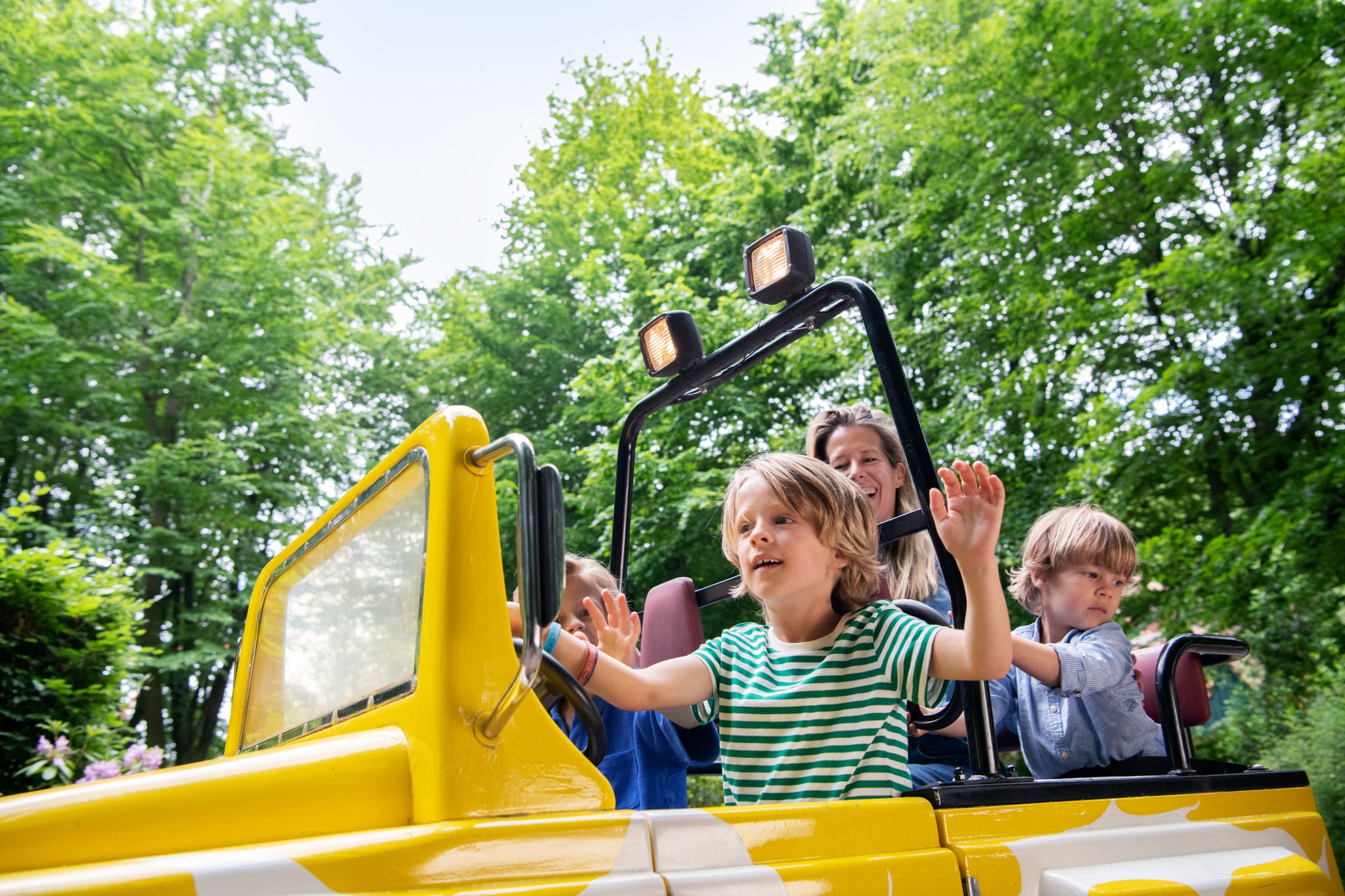 Walibi holland heeft meerdere attracties die geschikt zijn voor de allerjongste kinderen.